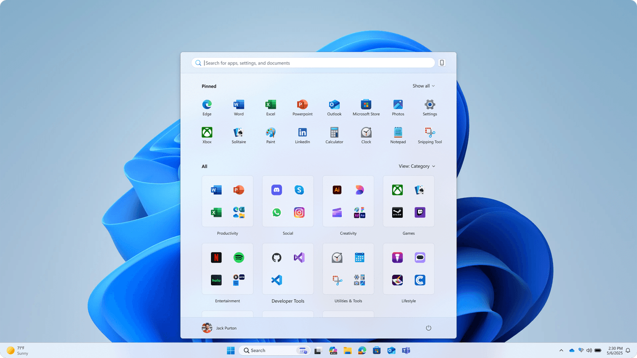  Microsoft rolls out Windows Low Latency Profile, giving older PCs a bit more snap when opening the Start Menu and apps 