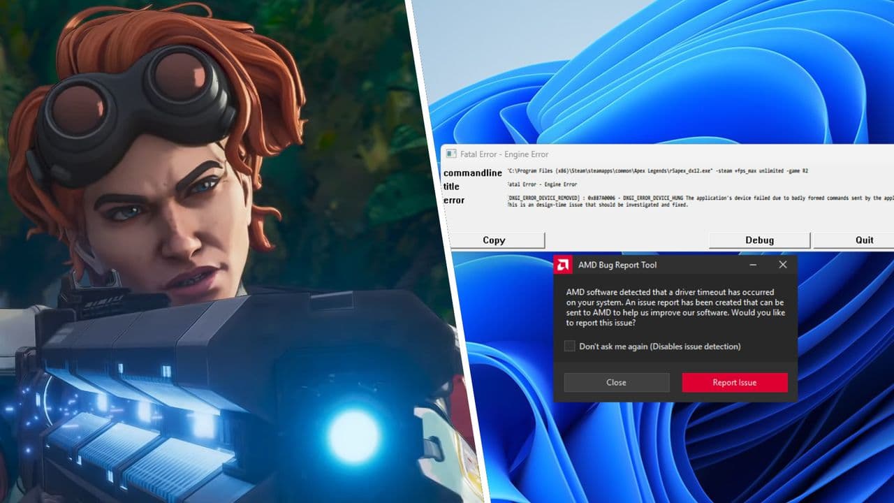  Apex Legends is getting 'fatal error' crashes with RX 9070 XT GPUs, but there is a workaround 
