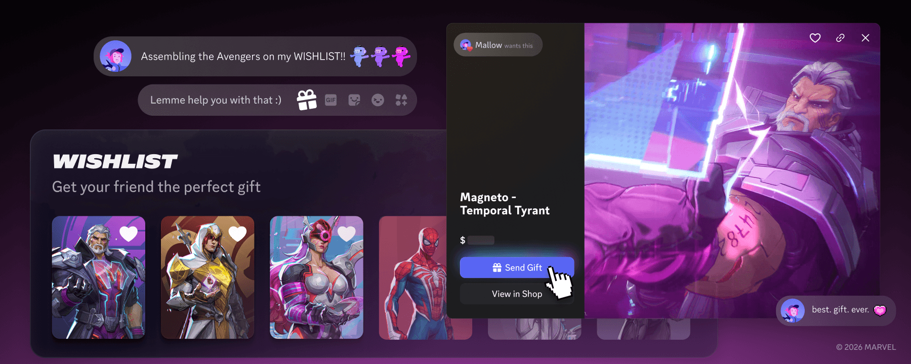 Save and Display Your Faves: Add Discord Shop & Marvel Rivals Items to Your Profile’s Wishlist