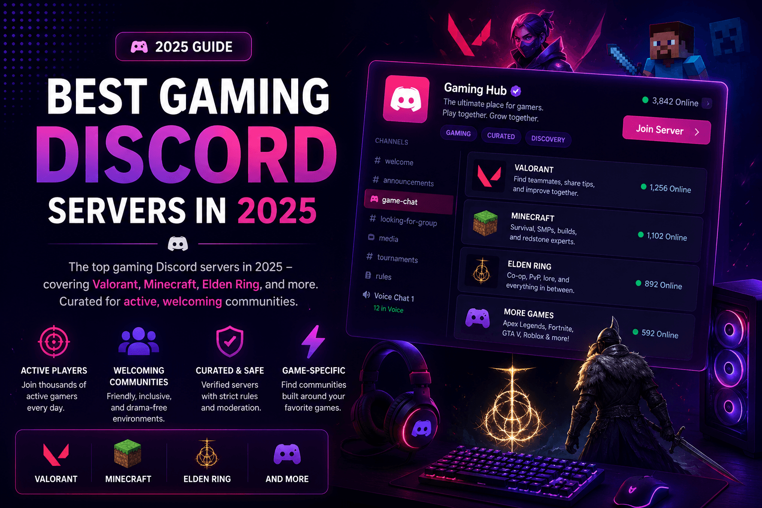 Best Gaming Discord Servers in 2025
