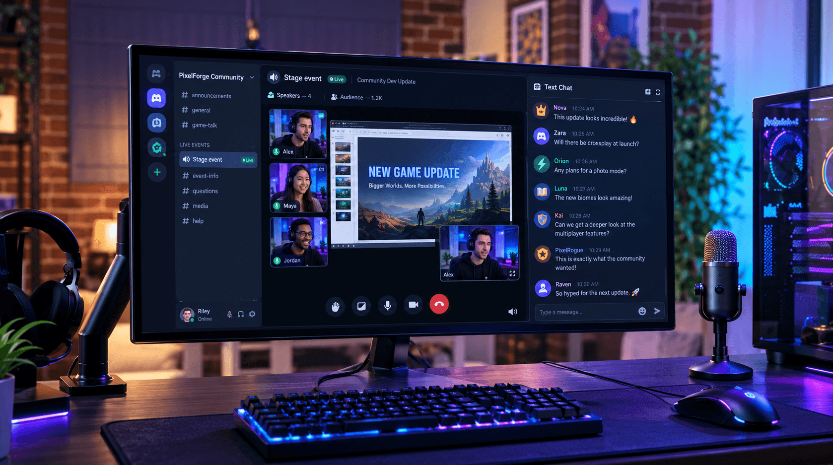 Stage Channels Just Got Better: Mastering Picture-in-Picture and Text Chat