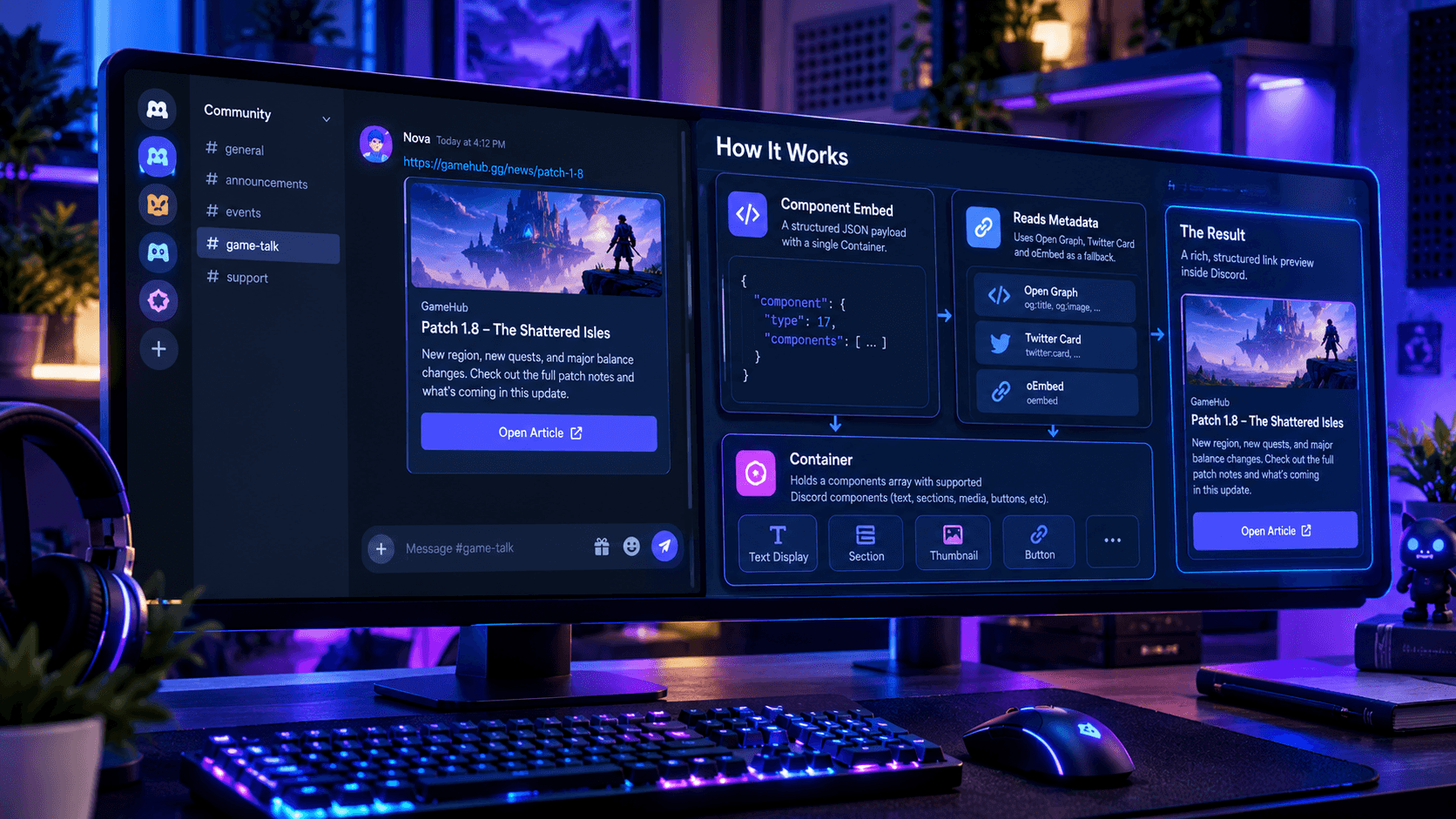 Link Previews Get an Overhaul: Understanding Discord's New Component Embeds