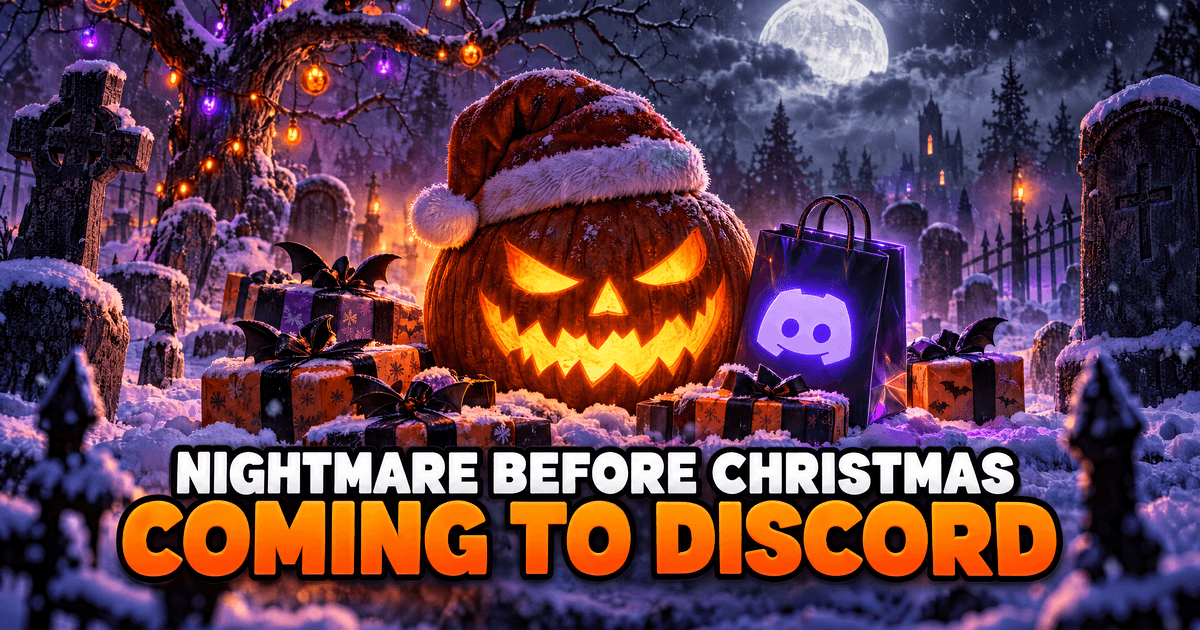 Nightmare Before Christmas Is Coming to the Discord Shop